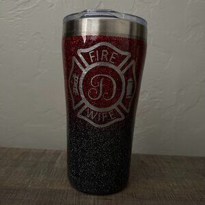 Custom Made FireFighter Wife Tumbler